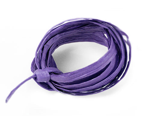 Ribbon Warehouse_0464 Purple Paper Raffia