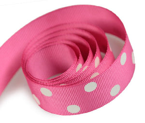 Ribbon Warehouse_0175 Shocking Pink Domino