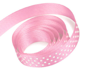 Ribbon Warehouse_0150 Pink Swiss Dot