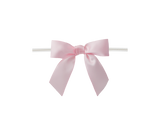 0117 Lt. Pink Twist Tie Bow