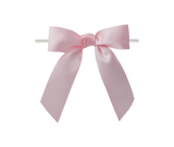 0117 Lt. Pink Twist Tie Bow