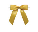 0690 Old Gold Twist Tie Bow