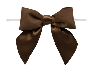 Ribbon Warehouse_0850 Brown Twist Tie Bow