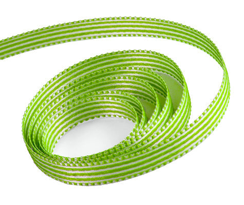 Ribbon Warehouse_Kiwi Green Candy Swirl