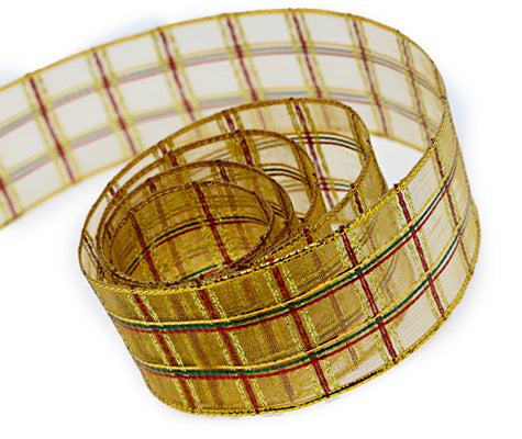 Ribbon Warehouse_Gold Crysty (Wired Edge)