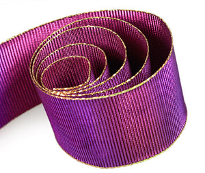 Ribbon Warehouse_COM1 Purple/Burgundy Glorious (Wire Edge)