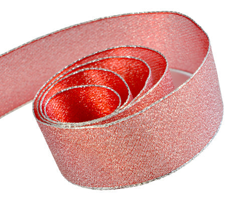 Ribbon Warehouse_COM1 Silver/Pink Frost (Wire Edge)