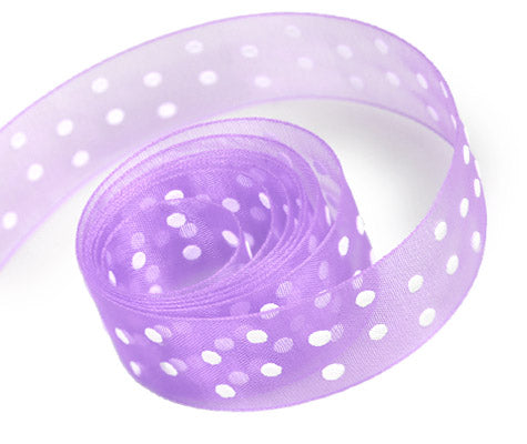 Ribbon Warehouse_0430 Sheer Lilac Confetti